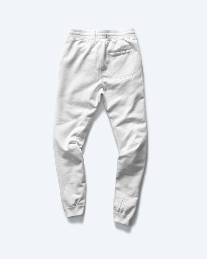 MIDWEIGHT SLIM FIT TERRY SWEAT PANT (WHITE) - REIGNING CHAMP