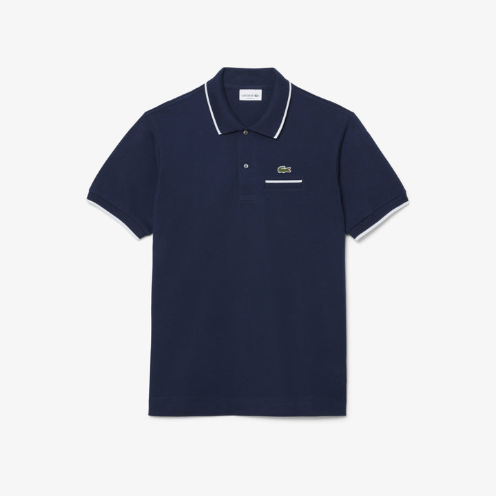 COTTON POCKET POLO (NAVY) - LACOSTE
