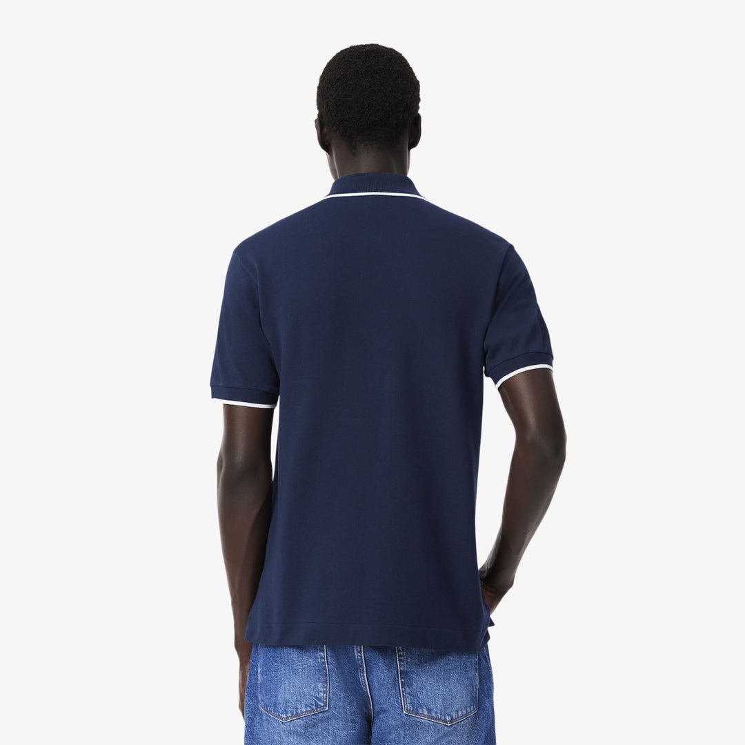 COTTON POCKET POLO (NAVY) - LACOSTE