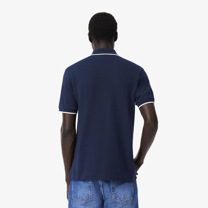 COTTON POCKET POLO (NAVY) - LACOSTE