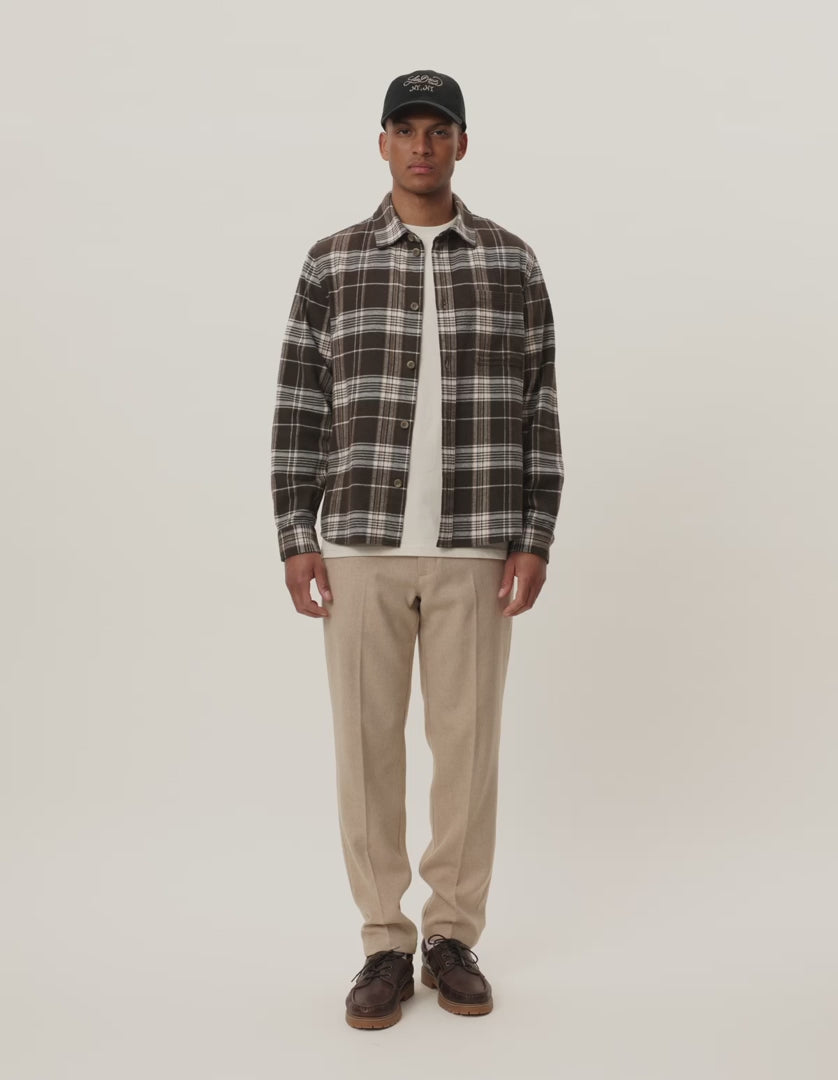 LENNON CHECK OVERSHIRT (DELICOSO) - LES DEUX