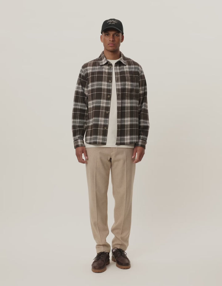 LENNON CHECK OVERSHIRT (DELICOSO) - LES DEUX