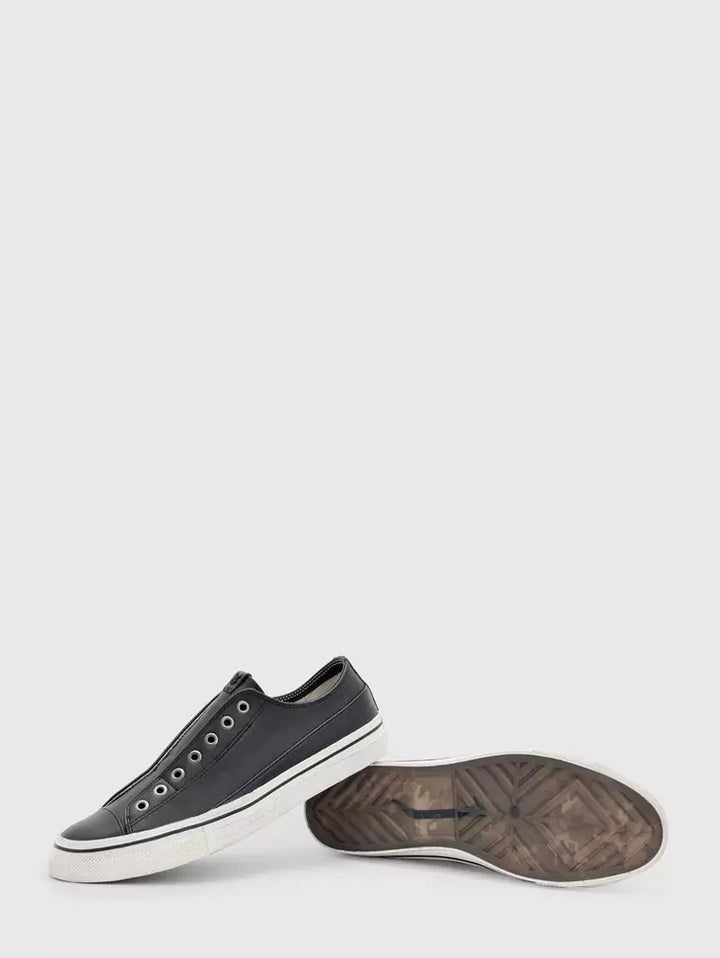 VULC LACELESS LOW TOP (BLACK) - JOHN VARVATOS