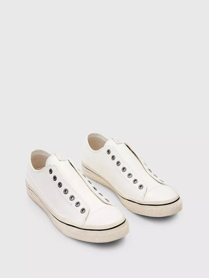 VULC LACELESS LOW TOP (WHITE) - JOHN VARVATOS