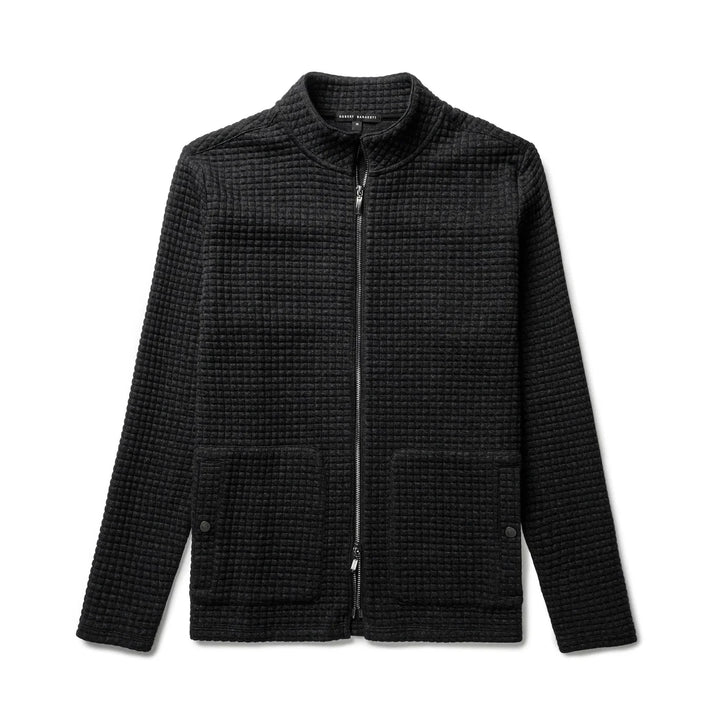 HENGRAVE LONG SLEEVE ZIP (BLACK) - ROBERT BARAKETT