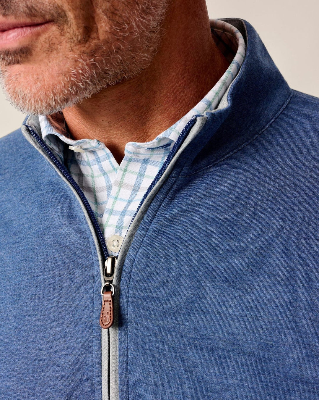 SULLY 1/4 SWEATER (SAPPHIRE) - JOHNNIE-O