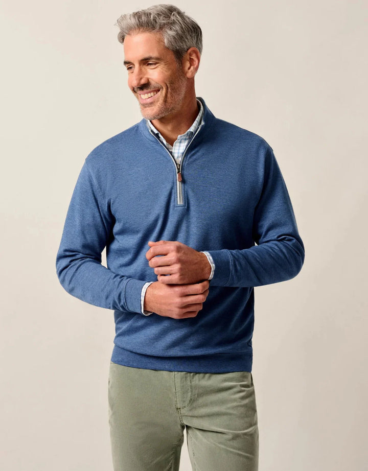SULLY 1/4 SWEATER (SAPPHIRE) - JOHNNIE-O