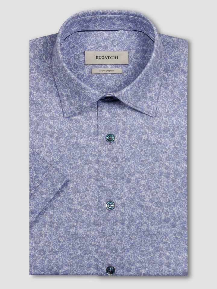 MILES SHORT SLEEVE SHIRT (ORCHID) - BUGATCHI