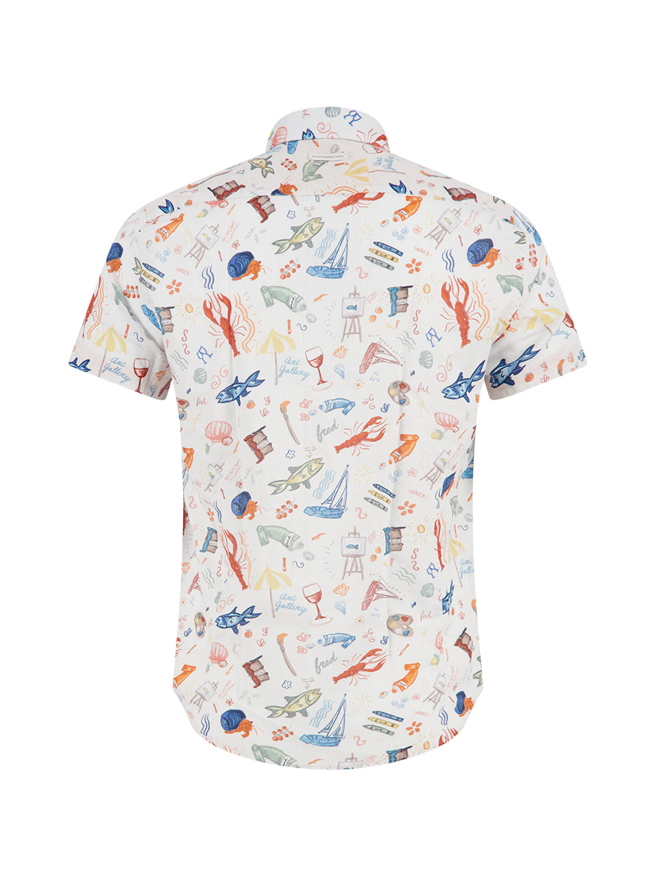 SHORT SLEEVE GRAPHIC SHIRT (MULTI) - A FISH NAMED FRED