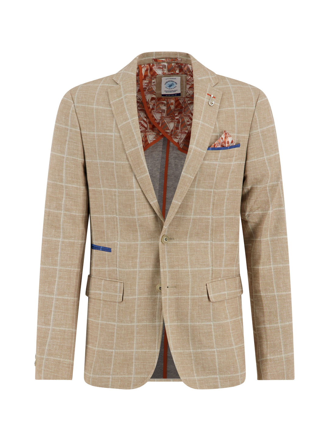 CHECK TRAVEL BLAZER (SAND) - A FISH NAMED FRED