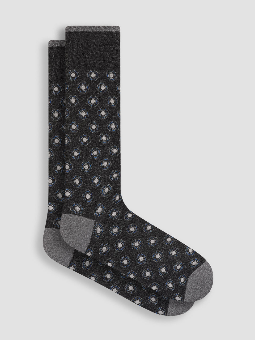 DRESS SOCKS DOTS (BLACK) - BUGATCHI