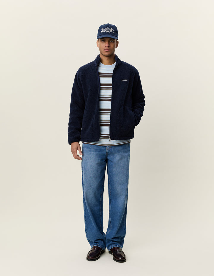 PATCH TEDDY JACKET (NAVY) - LES DEUX