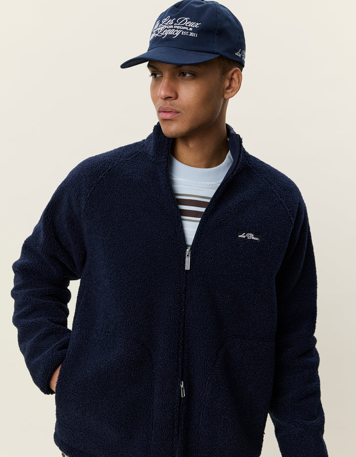 PATCH TEDDY JACKET (NAVY) - LES DEUX
