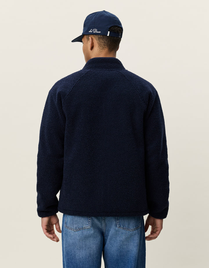 PATCH TEDDY JACKET (NAVY) - LES DEUX