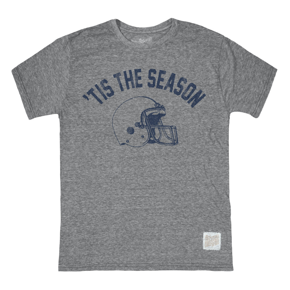 TIS' THE SEASON T-SHIRT (GREY) - RETRO BRAND