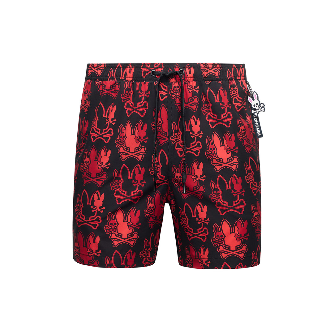 OLDEN SWIM TRUNKS (BLACK) - PSYCHO BUNNY