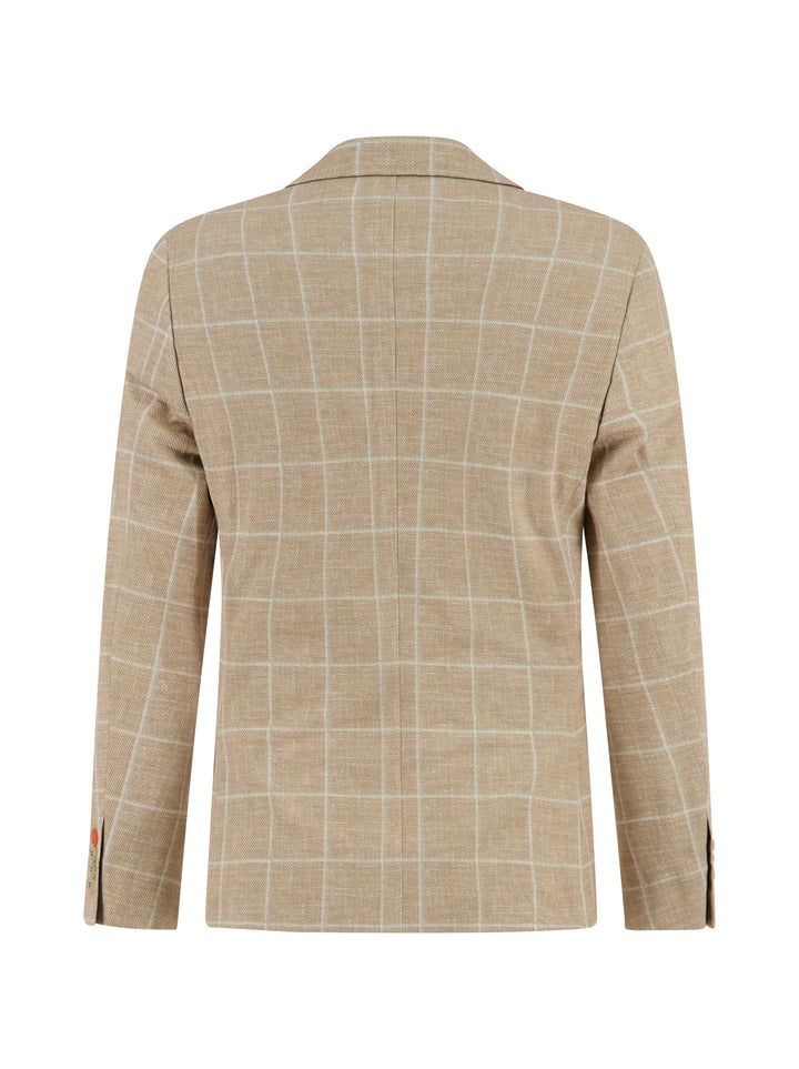 CHECK TRAVEL BLAZER (SAND) - A FISH NAMED FRED