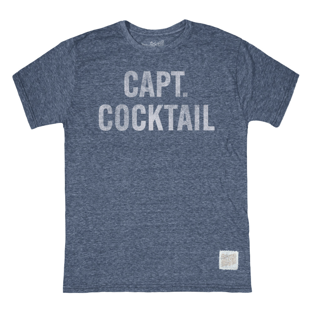 "CAPTAIN COCKTAIL" T-SHIRT  - RETRO BRAND