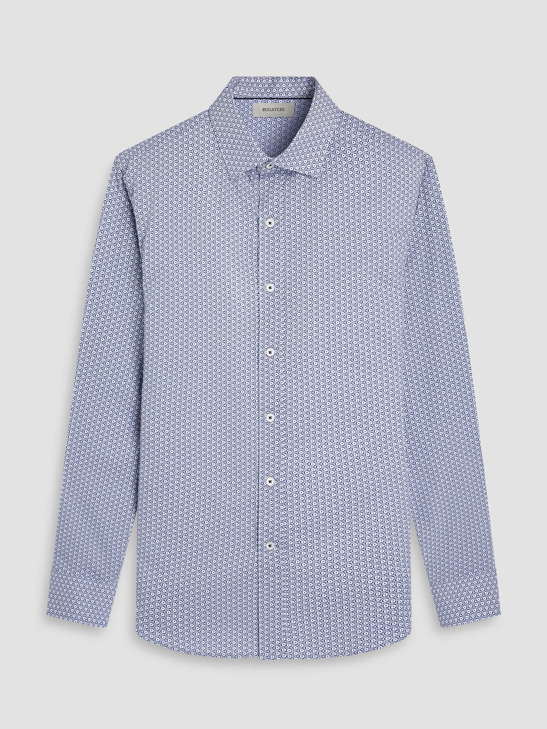 AXEL LONG SLEEVE SHIRT (NAVY) - BUGATCHI