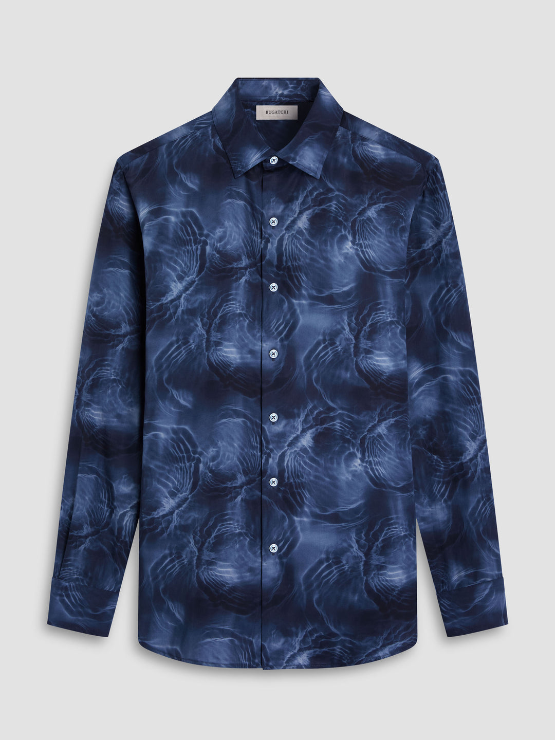 JULIAN SHAPED SHIRT (PEACOCK) - BUGATCHI