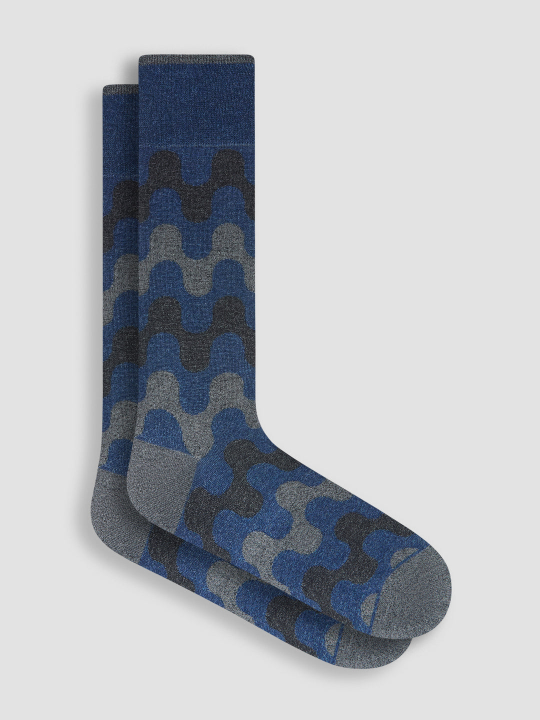DRESS SOCKS TWIST (NAVY) - BUGATCHI