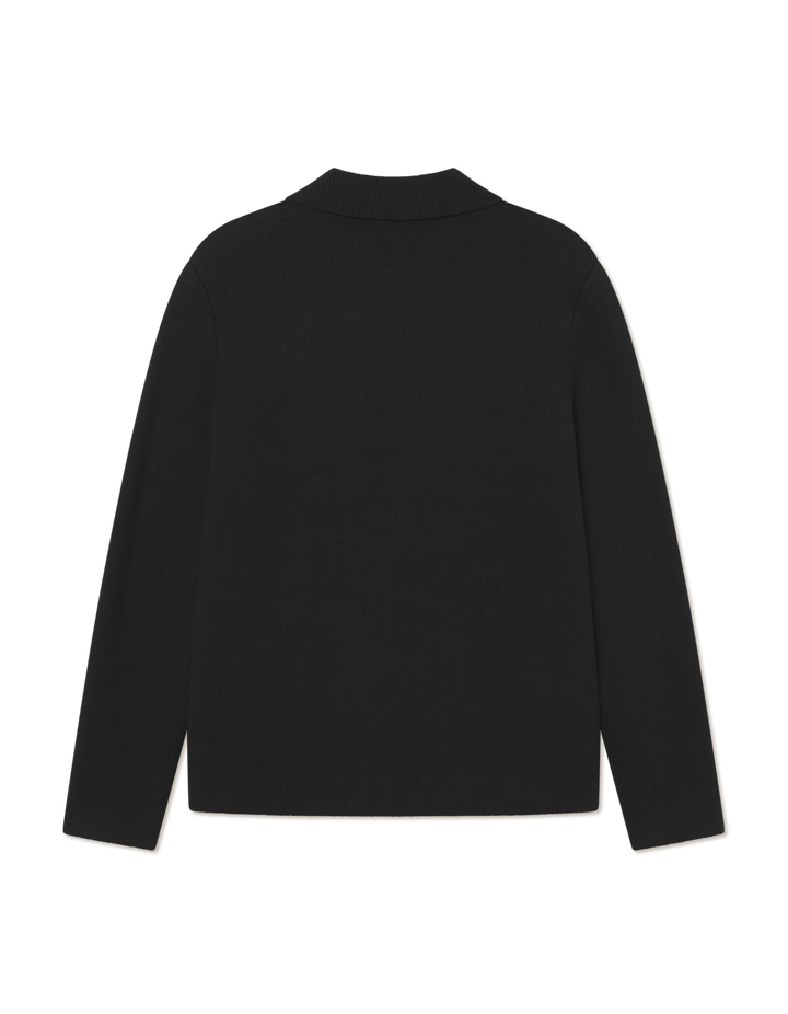 FISCHER COTTON OVERSHIRT (BLACK) - LES DEUX