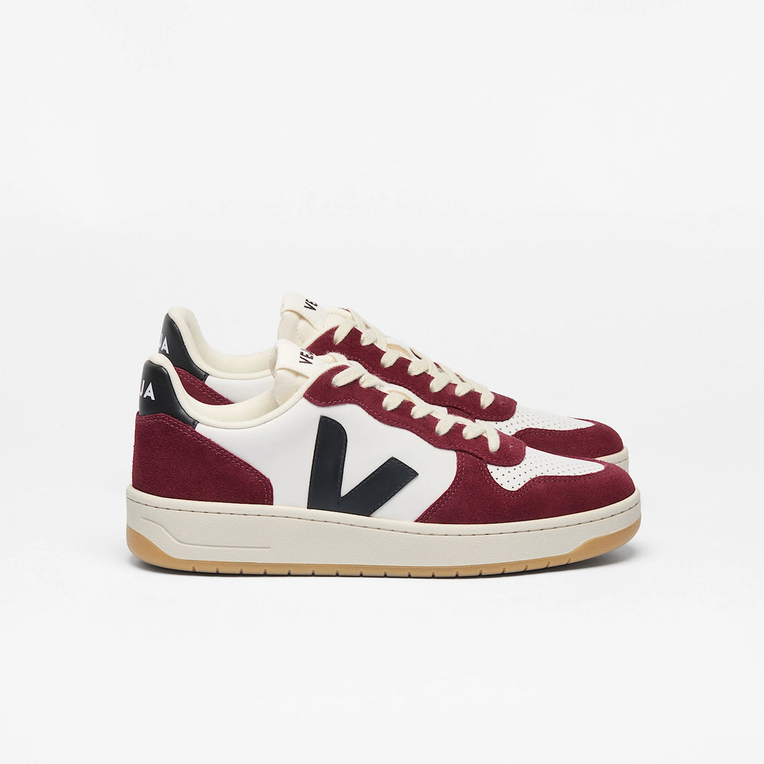 V-10 LEATHER SNEAKER (AMARANTE) - VEJA