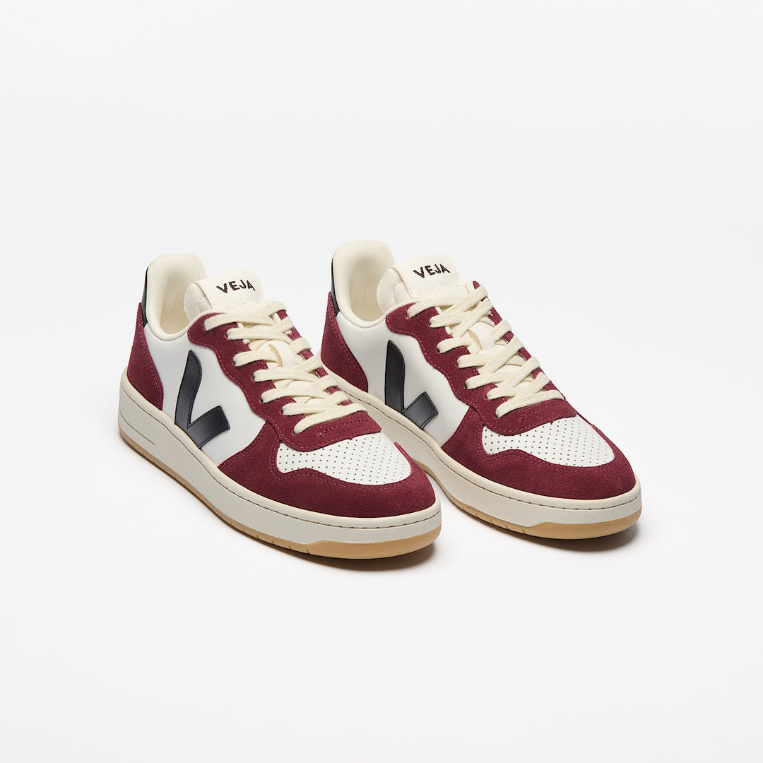 V-10 LEATHER SNEAKER (AMARANTE) - VEJA