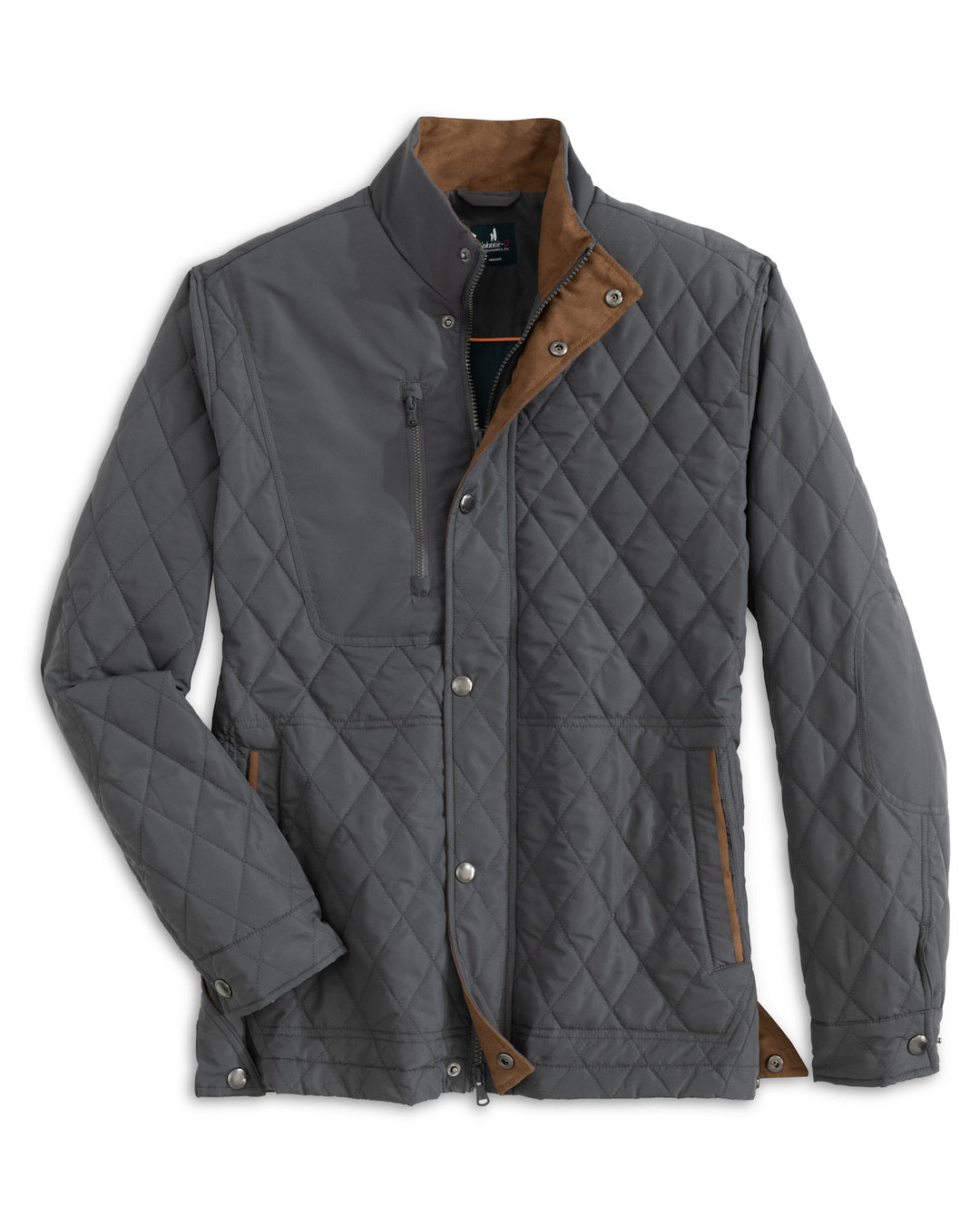 JUNO QUILTED COAT (GREY) - JOHNNIE-O